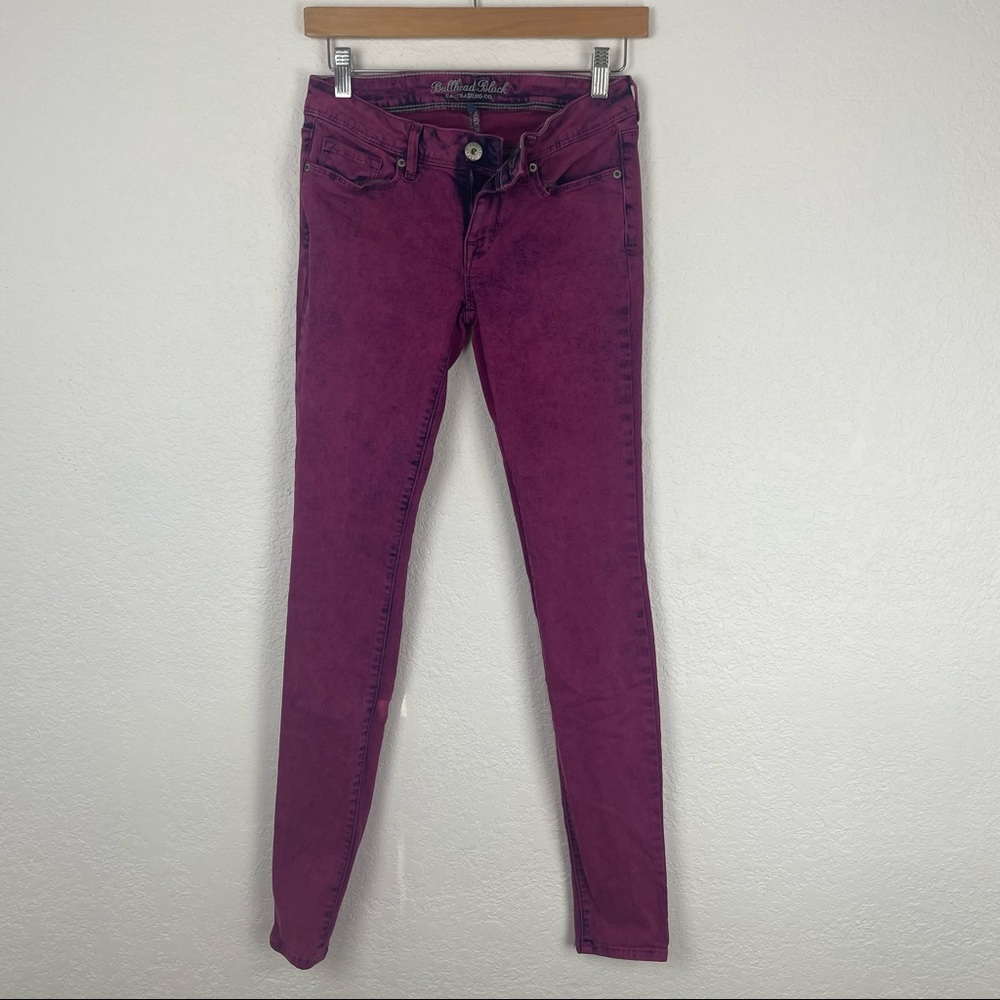 Bullhead - Magenta Acid Wash Jeans
